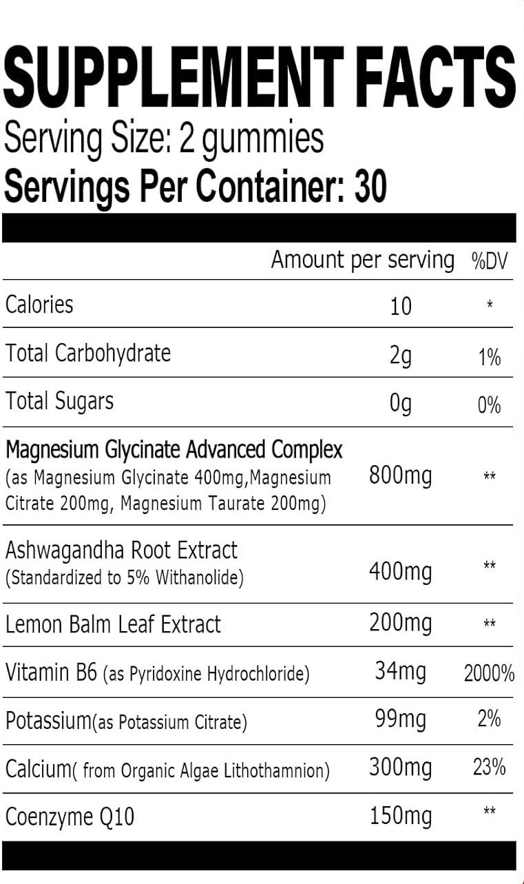 Glycine Magnesium Gummies
