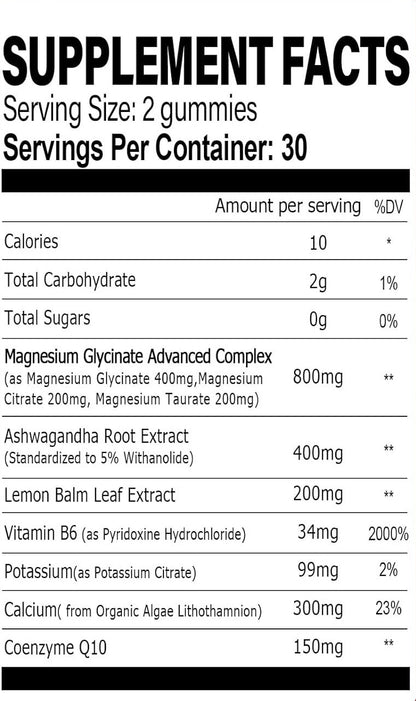 Glycine Magnesium Gummies