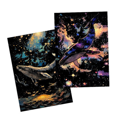 A4 Luminous Scraping Painting Colorful Scratch Paper Picture Book