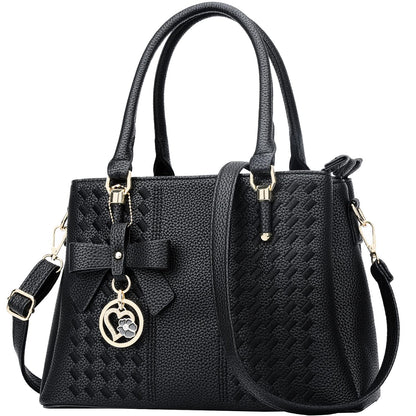 KKXIU Women Satchel Bags Handle Shoulder Handbags and Purses Pockets Zipper Leather Crossbody Bags