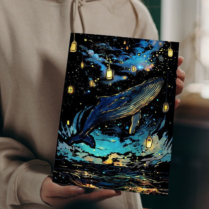 A4 Luminous Scraping Painting Colorful Scratch Paper Picture Book