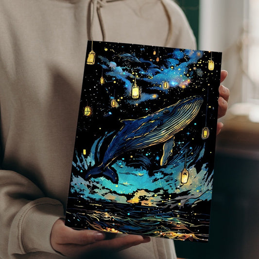 A4 Luminous Scraping Painting Colorful Scratch Paper Picture Book